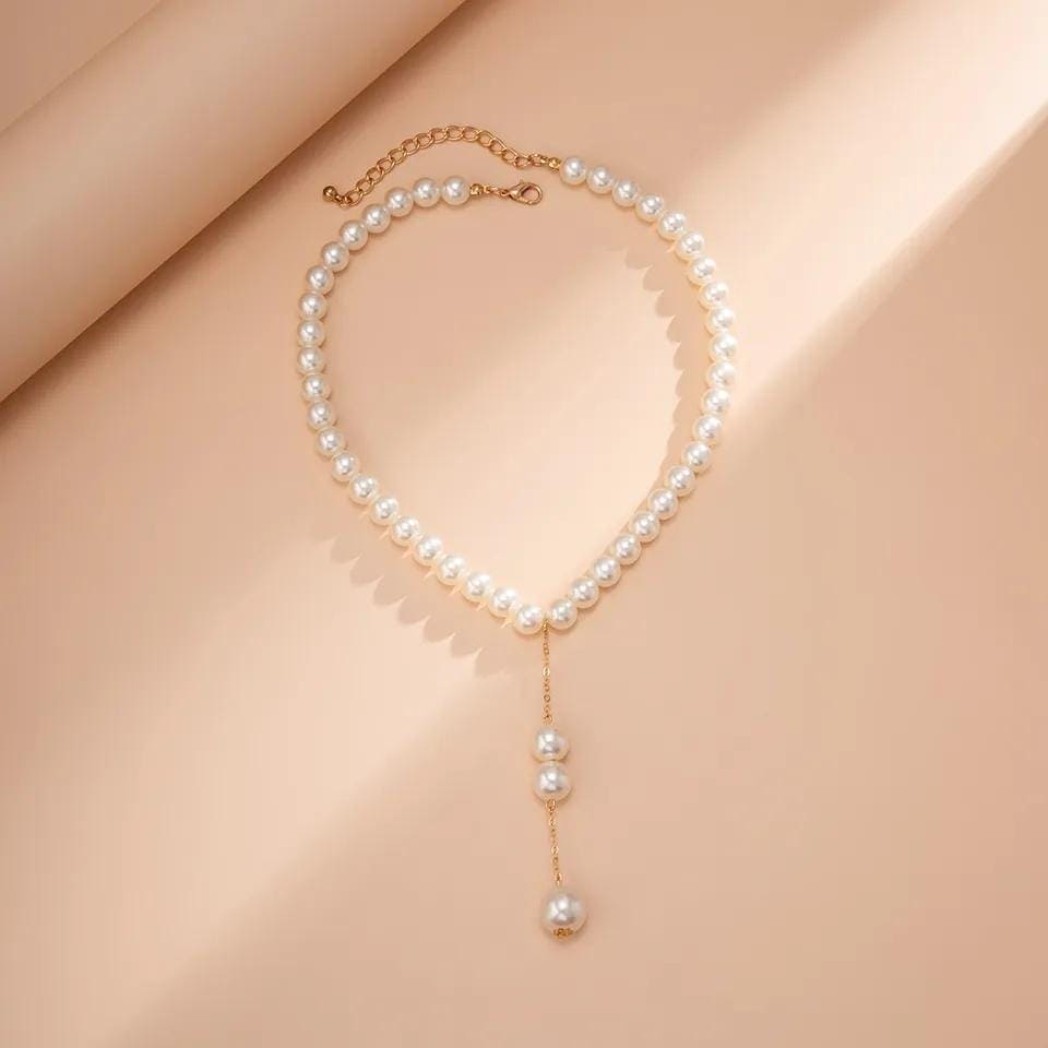 Luxury Pearls Bead Necklaces, Imitation Pearl Long Tassel Necklace, Baroque Simulated Pearls Long Tassel Pendant, Chunky Link Chain Layered Necklaces for Women Luxury Pearls Bead Necklaces, Imitation Pearl Long Tassel Necklace, Baroque Simulated Pearls Long Tassel Pendant, Chunky Link Chain Layered Necklaces for Women